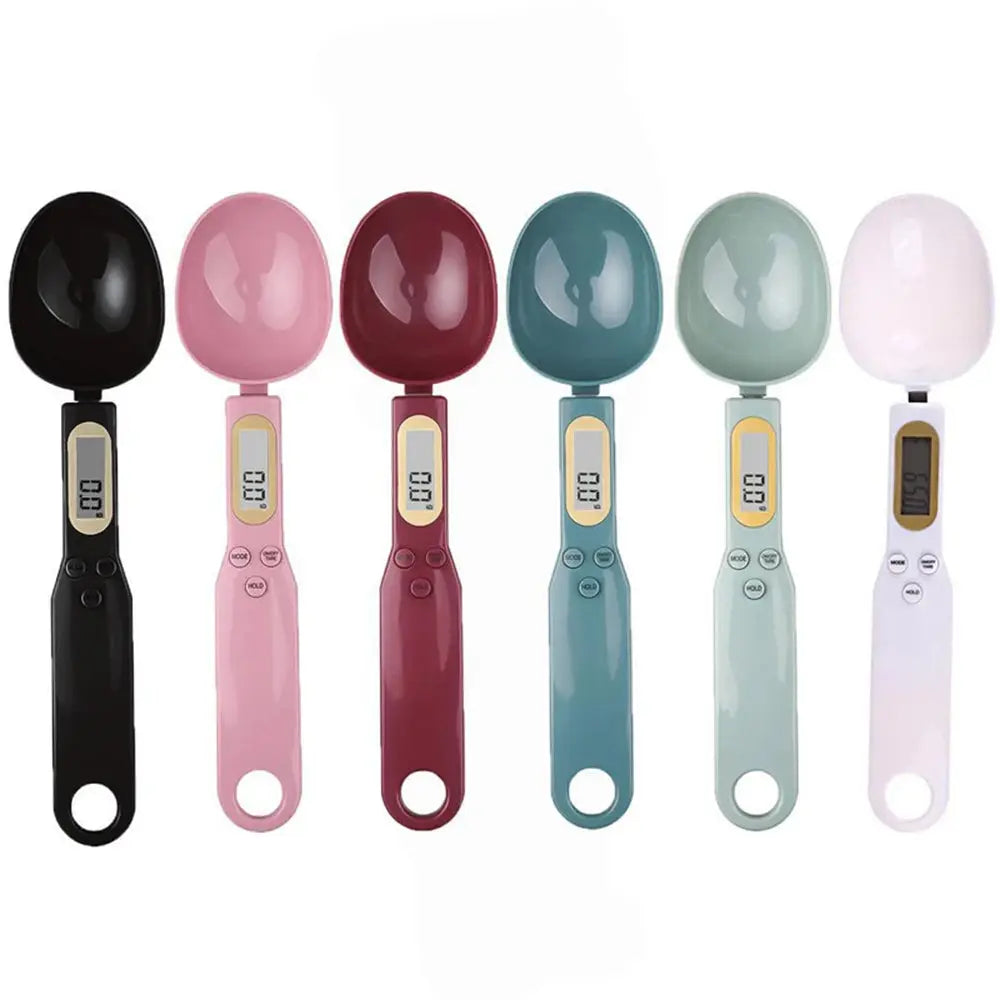 Electronic Digital Measuring Spoon Scale Weighing Gram Measure Tool Kitchen Pet.