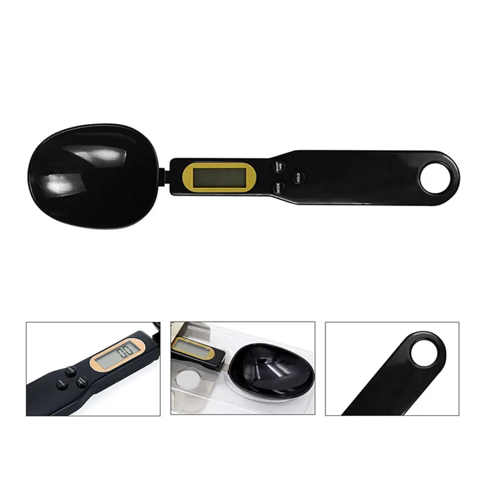 Electronic Digital Measuring Spoon Scale Weighing Gram Measure Tool Kitchen Pet.