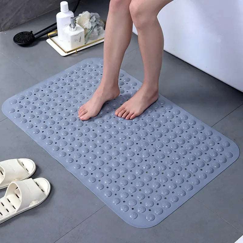 Non-Slip Bath Mat | Anti-Mould with Foot Scrubber