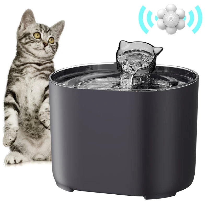 Cat Water Fountain Auto Filter USB Electric Mute Cats Dog Drinker Bowl Recirculate Filtring Drinker for Cats Pet Water Dispenser.