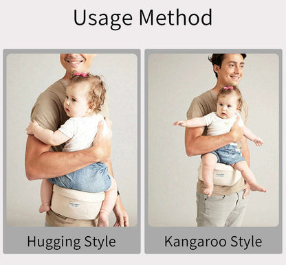 Adjustable Baby Carrier | Hipseat & Waist Sling Backpack